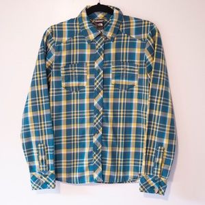 The North Face Button-Up Plaid Shirt